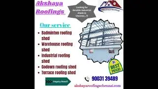 Best Metal Roofing Shed Contractors in Chennai | Industrial Shed Experts | Oragadam & Padappai