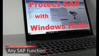 Protect any function in SAP with Windows Hello, bioLock and a Benss Fingerprint Sensor