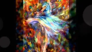 Slide Show of Flamenco Dancer paintings by Leonid Afremov - painted by a Palette knife
