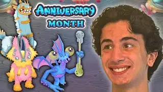 THE BIGGEST & CRAZIEST UPDATE YET!!! - Reacting To Anniversary Month 2025 (My Singing Monsters)