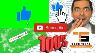 How to Apply GREEN SCREEN Effect | Subscribe & Like Button Animation on your videos in KINEMASTER