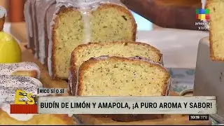 ¡Chantal Abad hace un exquisito budín de limón y amapola!