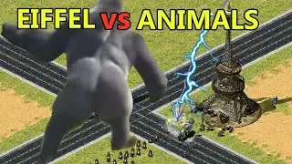 Eiffel vs Animals - [Red Alert 2]
