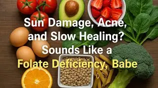 Sun Damage, Acne, and Slow Healing? Sounds Like a Folate Deficiency, Babe