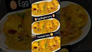 Mughlai Egg Curry 🥚🥚 Best side dish #shotsvideo #trending #viral #yummytesty