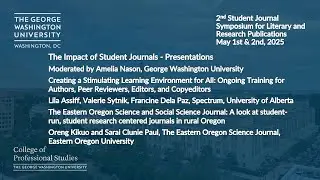 The Impact of Student Journals - Presentations: Student Journal Symposium 2025