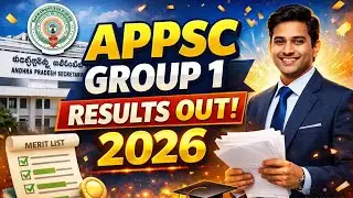 🏆 APPSC Group 1 Result 2026 | Toppers & Cut Off Details Check Merit List Now! NAWAB ACADEMY#appsc 