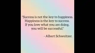 Good thought. &ldquo;Choose happiness 😊 1st🔑&mdash;success will follow Love what you do every day 🌱&rdquo;#motivation