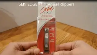 Seki Edge Stainless Steel Finger nail Clipper SS-106 Review & Demo