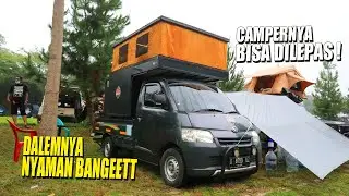 CAMPERTRUCK GRANDMAX PICK UP, REFERENSI CAMPERVAN BUDGET MURAH #MASBANS #CAMPERVAN INDONESIA