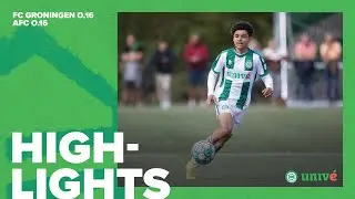 Highlights: FC Groningen O.16 - AFC O.16