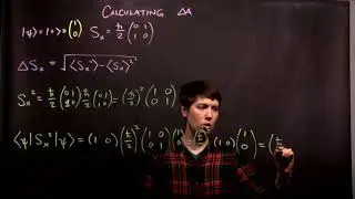 Example Calculation of RMS Deviation of S_x operator