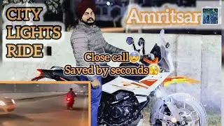 KTM 390X Night Ride Vlog | City Lights of Amritsar | Ride with Friend