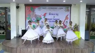 Classical Dance Performance | Upper Primary Kids | Republic Day & Basant Panchami