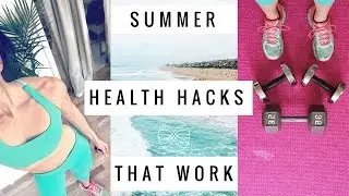 Get Healthy + Lose Weight for Summer! | Hacks, Home Workouts + Essentials