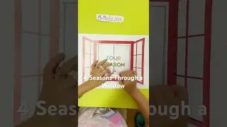 4 Seasons Through a Window 🌸☀️🍂❄️ | DIY Paper Craft for Kids