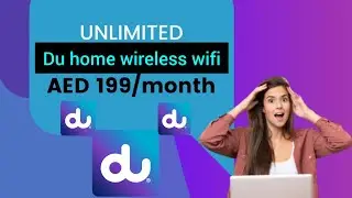 Du home wireless package | Du home wifi aed 199