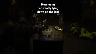 Sleeping on the job in Space Marine 2 #warhammer40k #gaming #funny #bug