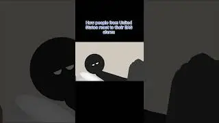 How these countries react to their EAS alarm: #stickman #funny #comedy #animation