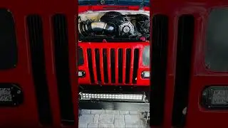 Jeep yj ls swap #jeep #lsswap# #viral #ice #viralshorts  #fyp #racing #1320video #art