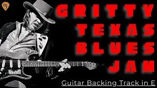 TEXAS&nbsp;Blues&nbsp;Shuffle&nbsp;in E | SRV Style Guitar Backing Track (12 Bar Jam)