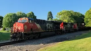 Canadian national westbound M399 3166+8310+5624 Bancroft Michigan June 22 2025