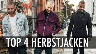 TOP 4 HERBSTJACKEN f&uuml;r M&Auml;NNER ● TOP 4 &Uuml;BERGANGSJACKEN