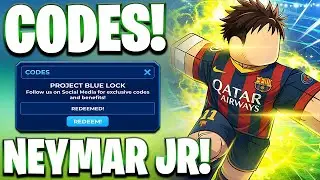 *JUNIOR* NEW! ALL NEYMAR JR UPDATE CODES FOR PROJECT BLUE LOCK! PROJECT BLUE LOCK CODES