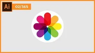 Apple Photo App Icon in Illustrator #02/365 | Thuy Uyen Design