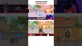 😲 Bgmi jonathan drills Practice Day 1/ the ap #shorts