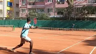 Tennis Single's match against prashant 13.02.2026