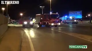 2018-04-21 CARRARA - INCIDENTE STRADALE, 4 MORTI NELLA NOTTE A CARRARA