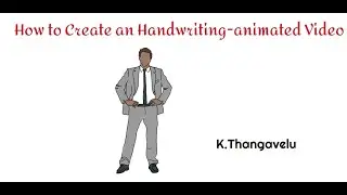 How to Create a Handwriting-animated Video (VideoScribe) - KT