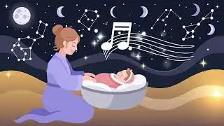 4K Baby Falls Asleep in 2 Minutes 💤  Calming Sleep Music for Babies & Newborns