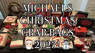 MICHAELS CHRISTMAS GRAB BAGS 2023! (PART 2)