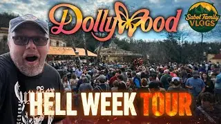 DOLLYWOOD DURING HELL WEEK | Full Park Tour! Insane Crows Levels, Updates and Fun!