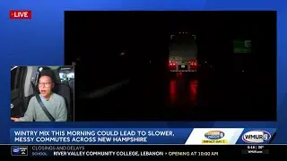 Roads slippery, slushy in parts of New Hampshire
