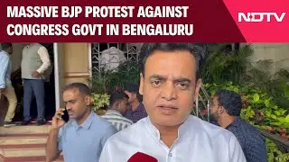 Karnataka Jobs Quota Bill | Massive BJP Protest Against Congress Govt In Karnataka Over Quota Bill