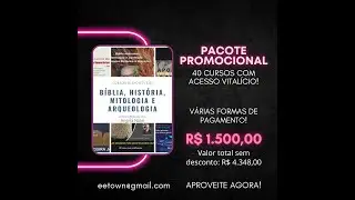 PACOTE PROMOCIONAL 40 CURSOS COM ACESSO VITAL&Iacute;CIO. Saiba mais na descri&ccedil;&atilde;o.
