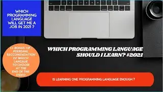 Which programming language should i learn in 2021 || Which programming language is  in demand  2021?