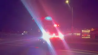 Moses Lake Fire Department Engine 1 & Medic 1 Responding to Falls