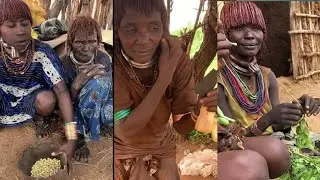 Life of hamer people #tribalvillage