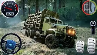 Army Truck Game Simulator 3D - US Offroad Army Truck Driving 3D 2025 - Andriod Gameplay