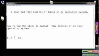 Installing DB2 Express c on windows 7 64 bit