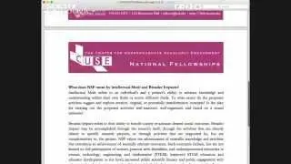 CUSE Info Session: National Science Foundation Graduate Research Fellowship (NSF GRFP)