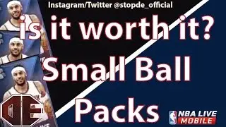 NBA Live Mobile 5 Small Ball Pack Opening and Review! Plus 11 Hoops Packs!