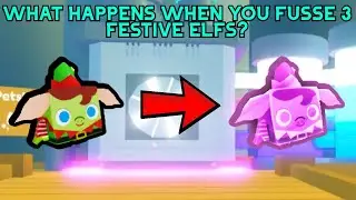 What happens when you fuse 3 festive elves? | Pet simulator x!