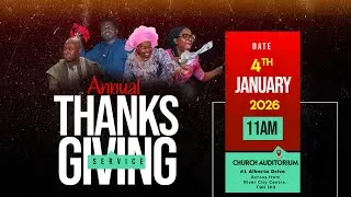 Sunday Thanksgiving Service | Jan 4  2026 | RCCG The Lord's Heritage, Canada.