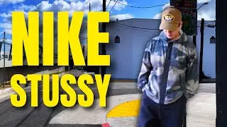 Коллекция Nike x Stussy 2025, которую можно забрать в магазине (сетчатая толстовка с капюшоном и ...