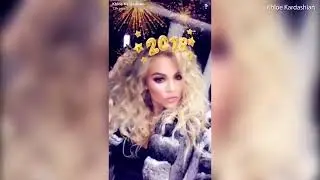 Tristian Thompson and Khloe Kardashian snap their New Year's Eve